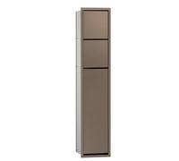 emco asis modules 150 : module WC encastré, ouverture à droite, 978303252, Couleur: Bronze