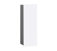 emco asis modules 2,0 Ensemble brosse de toilette modulaire encastré, 1 porte, sens d'ouverture de porte réversible, 973428431, Couleur: Blanc Mat