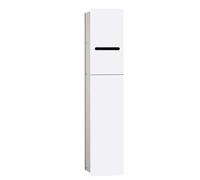 emco asis modules 2,0 module WC, modèle encastré, porte avec 1 fente, charnières à droite, 975428450, Couleur: Blanc Mat