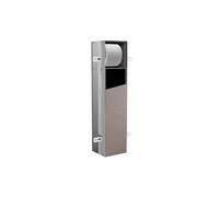 emco asis modules plus : module WC encastré, compartiment à papier et brosse de WC, ouverture à gauche, 658 mm, 975611016