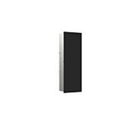 Emco Asis Plus module d'armoire encastré 975551407 250x730mm, charnière à droite, noir mat