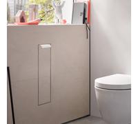 Emco Asis Plus Module WC, avec porte-brosse et brosse WC, avec support de papier toilette, 975611012,