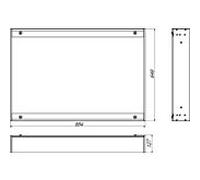 Emco Asis Premium 979700039 pour armoire à miroir dissimulée 100 cm