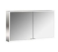 Emco Asis Prime armoire de toilette éclairée en saillie 949705084 1200x700mm, 2 portes, paroi arrière Miroir