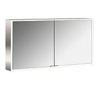Emco Asis Prime armoire de toilette éclairée en saillie 949705085 1300x700 mm, 2 portes, paroi arrière Miroir