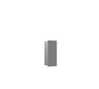 Emco Asis Pure module de brosse WC dissimulé 975551504 170x435mm, charnière à gauche, gris diamant