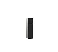 Emco Bad Module WC Asis Pure Façade bois 2 parties encastré butée gauche 600×170 mm noir mat