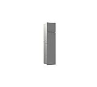 Emco Bad Module WC encastré Asis Pure 975551500 170x730 mm charnière à gauche gris diamant