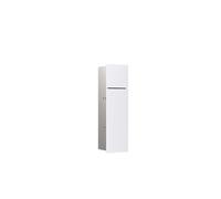 Emco asis pure module WC, montage encastré, charnière de porte à droite, façade en verre en deux parties, 600x170mm, 97552, Couleur: Blanc alpin Mat