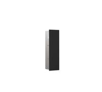 Emco asis pure module WC, montage encastré, charnière de porte à droite, façade en verre sur toute la longueur, 600x170mm, 975528509, Couleur: Noir Mat