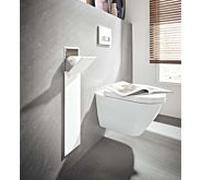 Emco Asis Pure WC encastré garniture de toilette 975551303 Encastré, module WC, 170x600 mm, charnières à droite, blanc mat