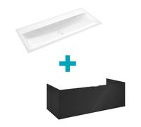 Emco Asis Vasque avec meuble bas, 1 tiroir, 957711420+958327521,