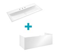 Emco Asis Vasque avec meuble bas, 1 tiroir, 957711423+958327421,