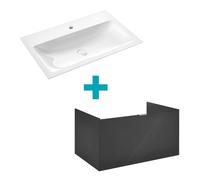 Emco Asis Vasque avec meuble bas, 1 tiroir, 957711481+958327522,