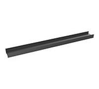 Emco Aura barre de douche 854513404 1000 mm, 3 caniveaux d'évacuation, noir mat