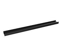 Emco Aura barre de douche 854513405 1200 mm, 4 caniveaux d'évacuation, noir mat