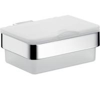 EMCO Boîte de mouchoirs LOFT Récipient en plastique avec couvercle chromé 053900101