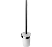 Emco Brosse Ronde en Verre satiné, modèle Mural, 4315, Couleur : chromé