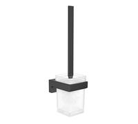 emco cue Garniture de brosse, verre cristal satiné, modèle mural, noir, 321513300