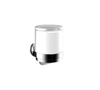 emco Distributeur de Savon Liquide Rond, Utilisation à Une Main, chromé