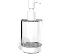 emco Distributeur Rond de Savon Liquide, récipient en Cristal Clair, Pompe en Plastique