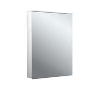 emco flat 2 Armoire de toilette avec éclairage LED avec voile de lumière, 1 porte, butée réversible, 500x711x145mm, 979706410