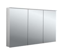 emco flat 2 Armoire de toilette avec éclairage LED avec voile de lumière, 3 portes, 1200x711x145mm, 979706408