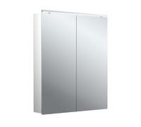 emco flat 2 Classic Armoire de toilette avec éclairage LED avec éclairage à poser, 2 portes, 600x711x113mm, 979706502