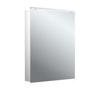 emco flat 2 Classic LED Armoire de toilette avec éclairage avec éclairage à poser, 1 porte, butée réversible, 500x729x138mm, 979706510