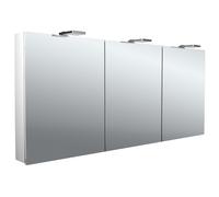 emco flat 2 Style Armoire de toilette avec éclairage LED avec voile lumineux, 3 portes, 1600x711x113mm, 979706307