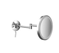 emco LED miroir de rasage et de maqu'illage, à deux bras, avec câble spiralé, chromé, 109406013