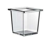 emco liaison coupe carrée en verre pour rampe, verre en cristal transparent, ...