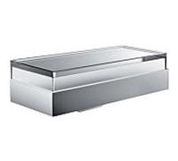Emco Bad Distributeur de savon liquide 182100104 mural étagère gobelet verre cristal 250 ml chromé