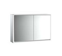 Emco loft armoire de toilette lumineuse, 1200 mm, 2 portes, avec parois latÃ©rales rÃ©flÃ©chissantes, modÃšle apparent, 979805118 - 979805118