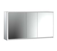 Emco loft armoire de toilette lumineuse, 1600 mm, 3 portes, avec parois latÃ©rales en miroir, modÃšle apparent, 979805122 - 979805122