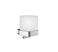 Emco Bad Distributeur de savon liquide Loft 052100103 chromé avec gobelet verre cristal mural