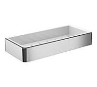 Panier éponge loft emco, montage mural encastré, insert plastique amovible, 054500102, Couleur: chrome