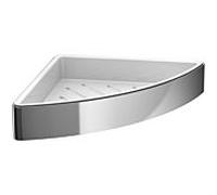 Emco Loft panier éponge d'angle 054500103 chromé, avec insert en plastique, fermeture invisible