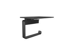 emco loft Porte-papier toilette avec plateau, 059813303, couleur : noir