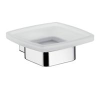 Emco Bad Porte-savon Loft mural verre cristal satiné chromé 053000100