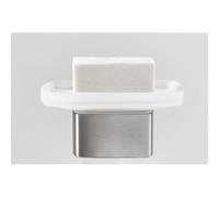 Emco Loft porte-savon mural cristal satiné. emco-acier 053001600