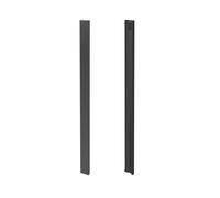 emco loft Set semi-encastré, pour Armoire de toilette avec éclairage, 2 profilés latéraux, 733mm, 979800075, Couleur: Noir Mat