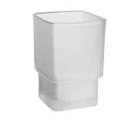 Rince-bouche en verre loft Emco pour systÃšme de garde-corps, verre cristal satinÃ© - 052000090