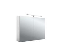 emco mee armoire à glace lumineuse LED, aluminium, 2 portes, modèle apparent, lampe LED, 1000mm, 949805052