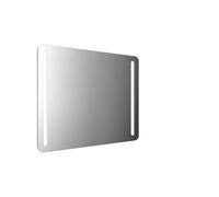 emco MI 270 Miroirs lumineux Miroirs lumineux MI avec coins arrondis et 2 bandes lumineuses à gauche et à droite, avec éclairage du lavabo, avec feuille chauffante, hauteur 800mm, 449829012, Exécution