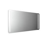 emco MI 270 Miroirs lumineux Miroirs lumineux MI avec coins arrondis et 2 bandes lumineuses à gauche et à droite, avec éclairage du lavabo, avec feuille chauffante, hauteur 800mm, 449829024, Exécution