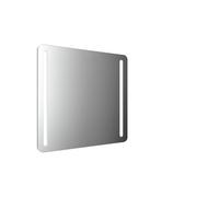 emco MI 270 Miroirs lumineux Miroirs lumineux MI avec coins arrondis et 2 bandes lumineuses à gauche et à droite, avec éclairage du lavabo, avec feuille chauffante, hauteur 800mm, 449829008, Exécution
