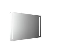 emco MI 290 Miroirs lumineux LED avec coins arrondis et 2 bandes lumineuses à gauche et à droite, avec fonction mémoire, avec feuille chauffante, hauteur 800mm, 449829014, Exécution: largeur : 1200mm