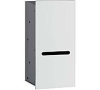 emco asis module 2.0 Module papier WC - modèle encastré, charnière de porte à gauche, 972427422, Couleur: aluminium/optiblanc