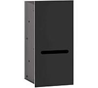 emco asis module 2.0 Module papier WC - modèle encastré, charnière de porte à gauche, 972427522, Couleur: aluminium/noir